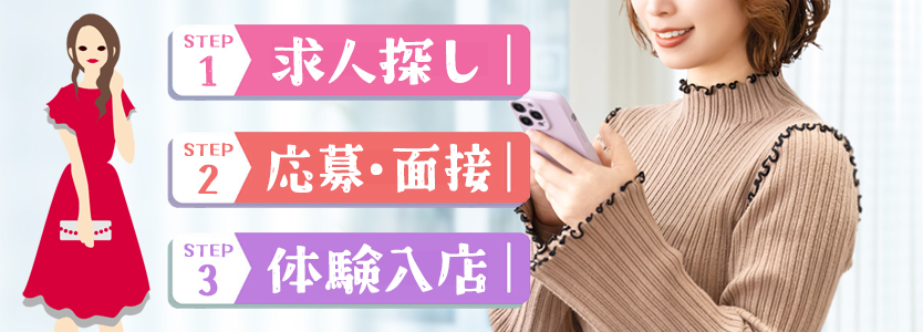 スナック体験入店の流れ